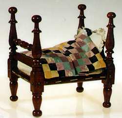 Doll bed, 1863-1864