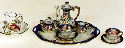 Doll's tea service, 1880-1900