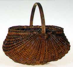 Gathering basket, 1860-1900 