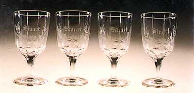 Six goblets, 1865-1885