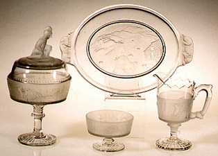 Glassware set, ca.1880