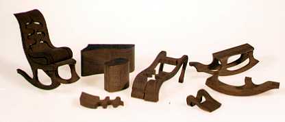 Wooden puzzle, ca. 1870