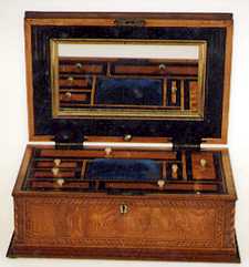 Sewing box, 1874