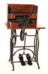 Wheeler and Wilson sewing machine, 1869
