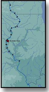 river dams map