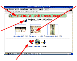 Listing of related objects screenshot