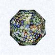 Signed Close MillefioriFranceBaccarat (signed), dated 1846Diameter: 7 cm (2 3/4 inches)(702437)Close millefiori, including one signed and dated cane inscribed &quotB/1846;" sides cut with three rows of five- and six-sided facets; eight-sided facet on top